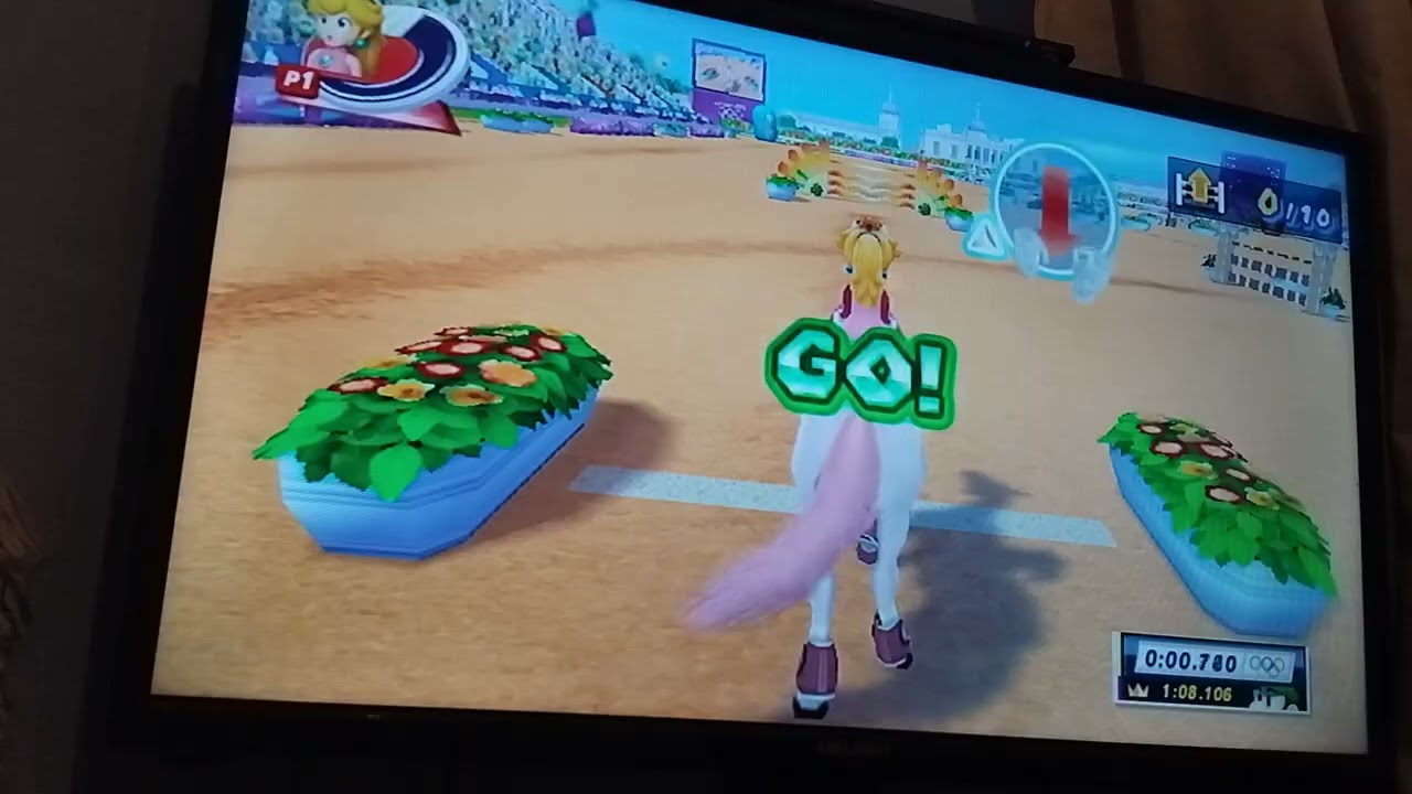 Princess Peach's Olympics Series Debut (Show Jumping)