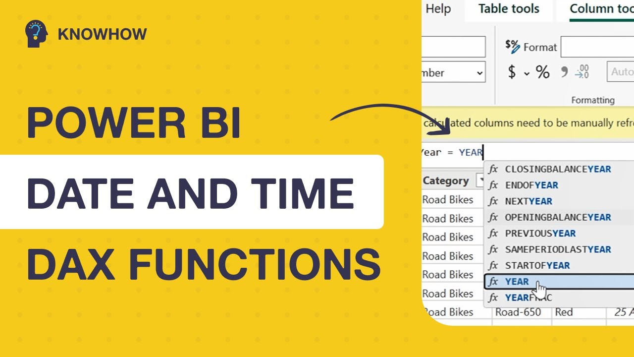 Master DAX Date and Time Functions EASILY in Power BI