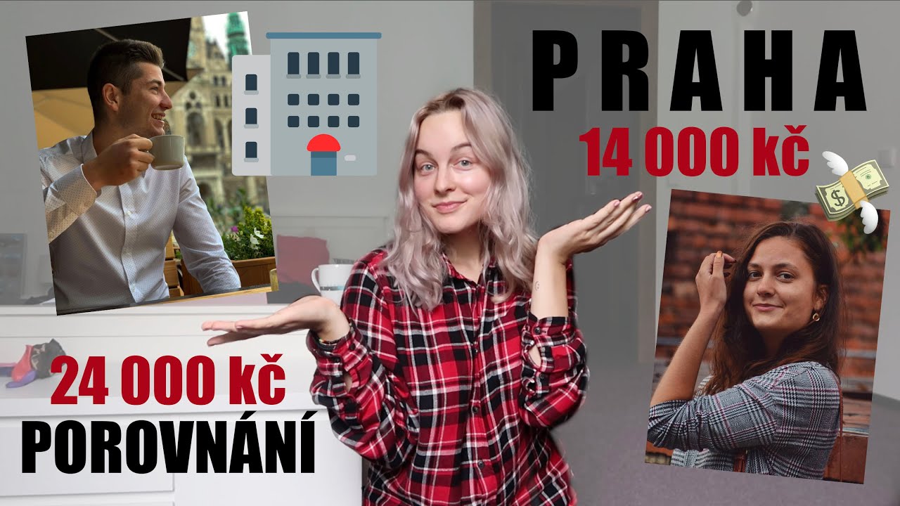 BYTY V PRAZE! 14 000 vs 24 000 kč ~ co se vyplat&iacute; a jak to tam vypad&aacute;?