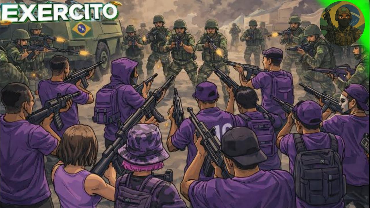 RIVALIDADE TOTAL! 🇧🇷 X 💜 INVASÃO NA BASE FORTE E O EXÉRCITO FEZ ALGO E SURPREENDEU 🤯 - RIO RISE