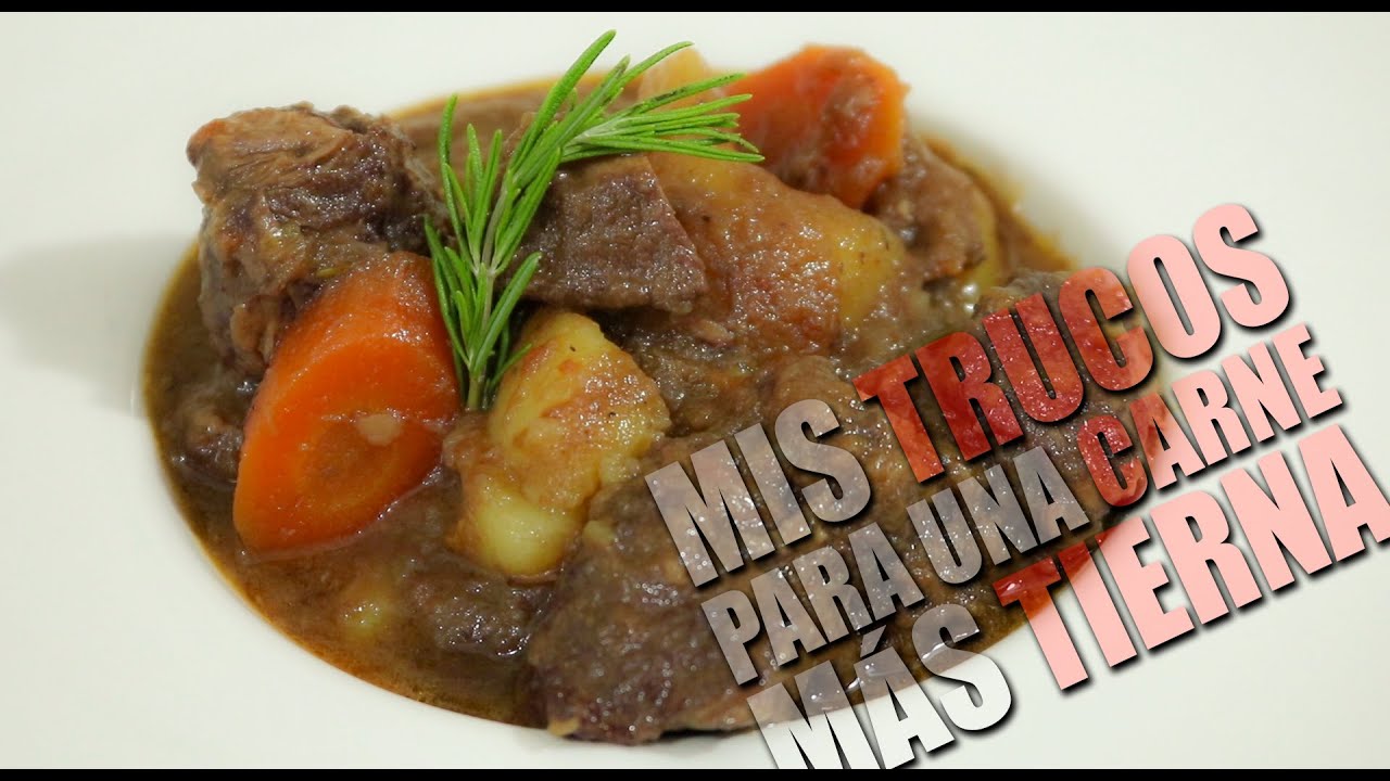 Estofado de Ternera | No te creerás el truco para conseguir la carne más tierna !!!