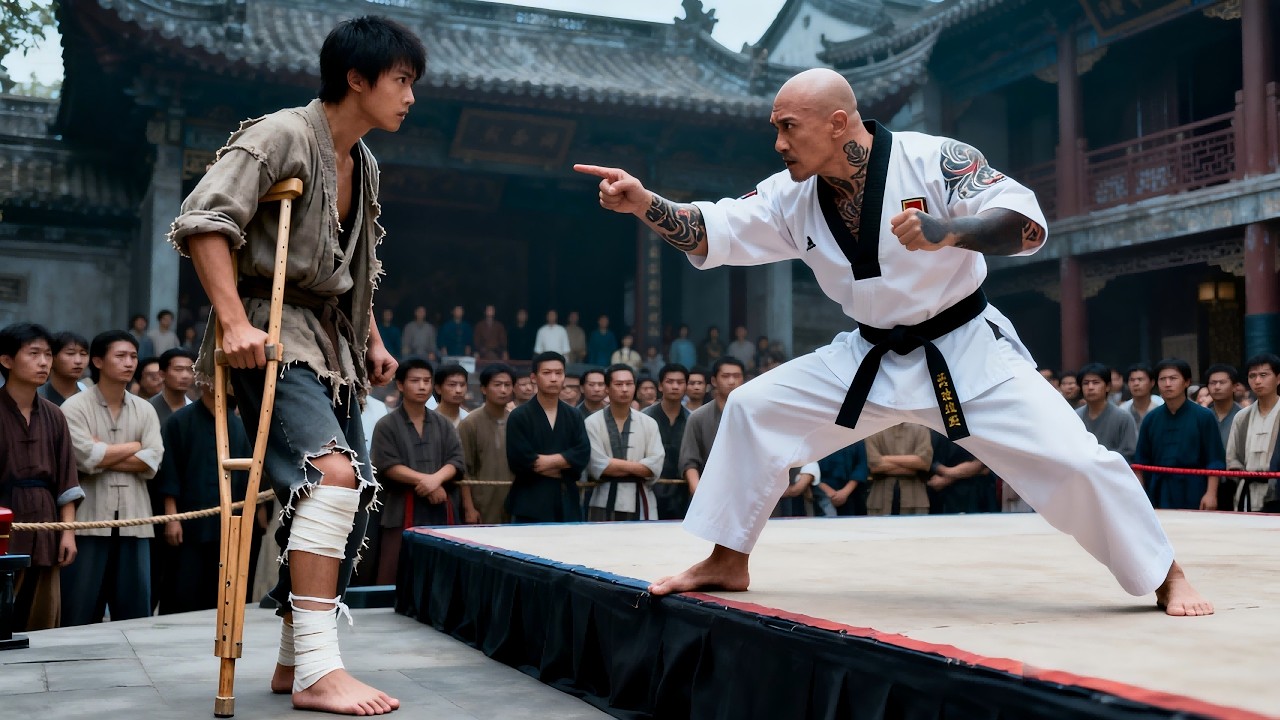 叔叔擂台比武被大力士殺害，功夫小子怒髮衝冠為他復仇！ #2026kungfumovie #功夫  #jetli