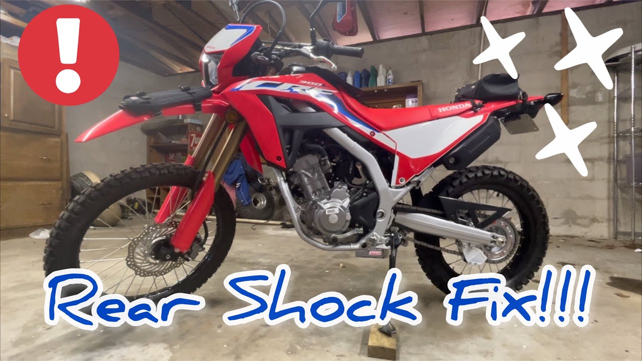CRF300L Rear Shock Fix #crf300l #dualsport #2021Crf300l