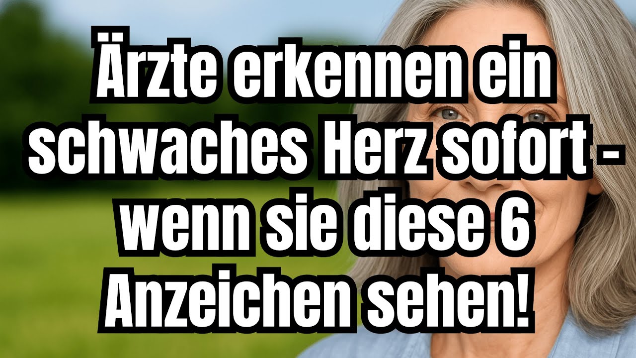 Ärzte erkennen ein schwaches Herz sofort – wenn sie diese 6 Anzeichen sehen!