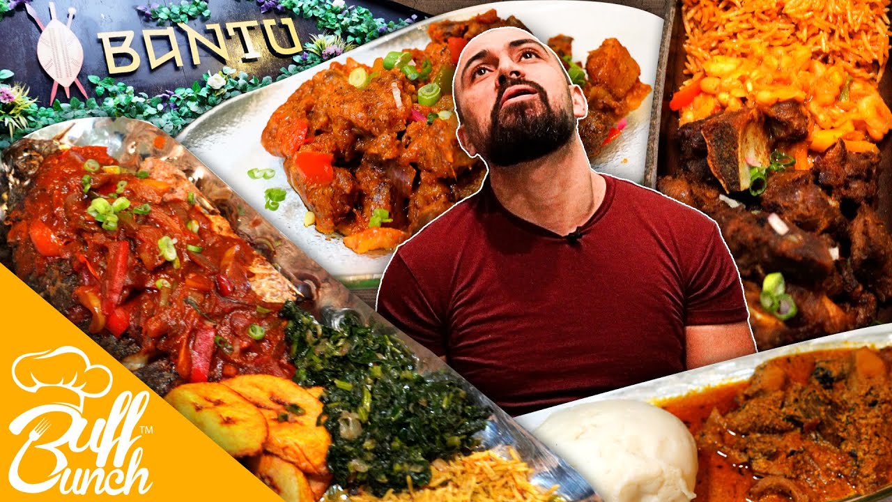 😱INCREDIBLE AFRICAN FOOD !? Bantu - African Cuisine - (Birmingham UK) [BUFFLUNCH]