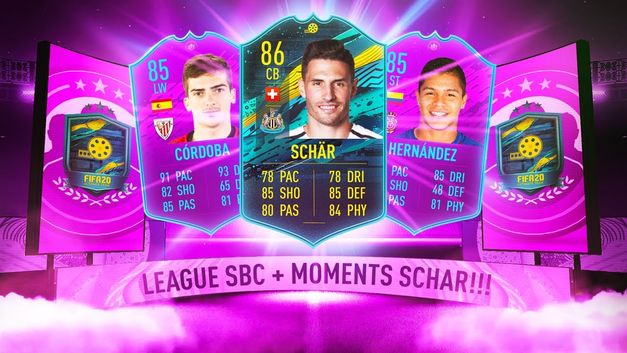 AMAZING PLAYER MOMENTS SCHAR SBC! + LA LIGA SBC! - FIFA 20 Ultimate Team
