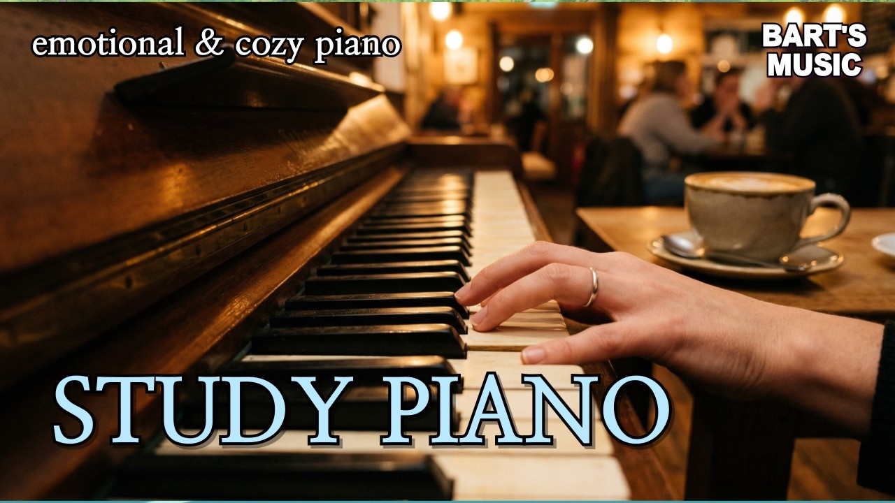 Cozy Jazz Piano for Study | 집중이 잘 되는 카페 피아노
