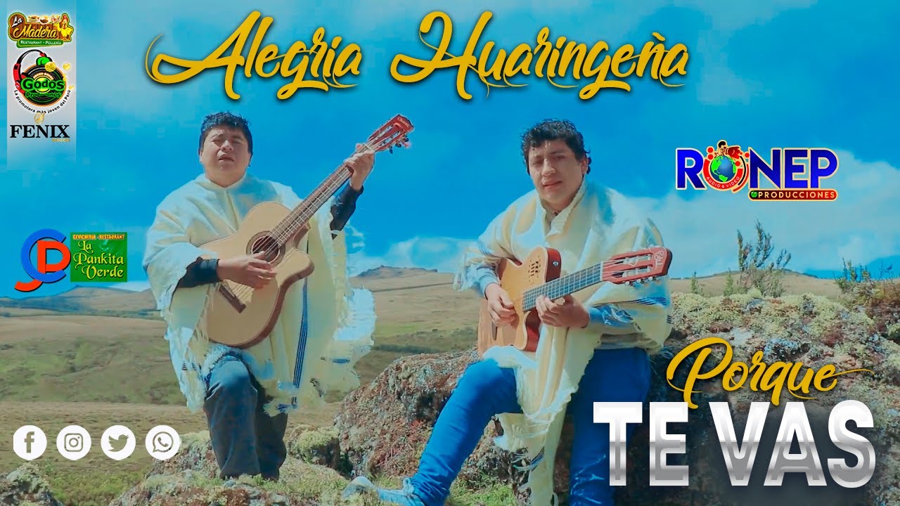 ALEGRIA HUARINGE&Ntilde;A - PORQUE TE VAS - PRIMICIA 2021