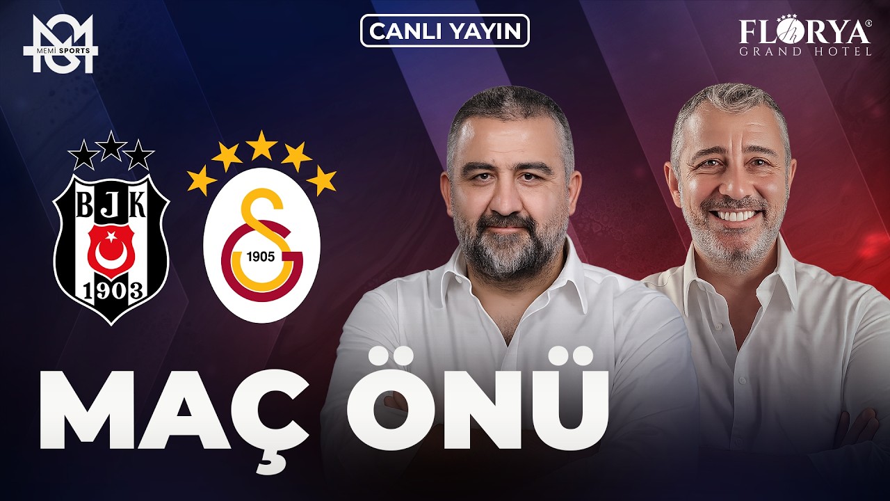 CANLI 🔴 Beşiktaş - Galatasaray Maç Önü | Ümit Özat, Melih Şendil | Memi Sports