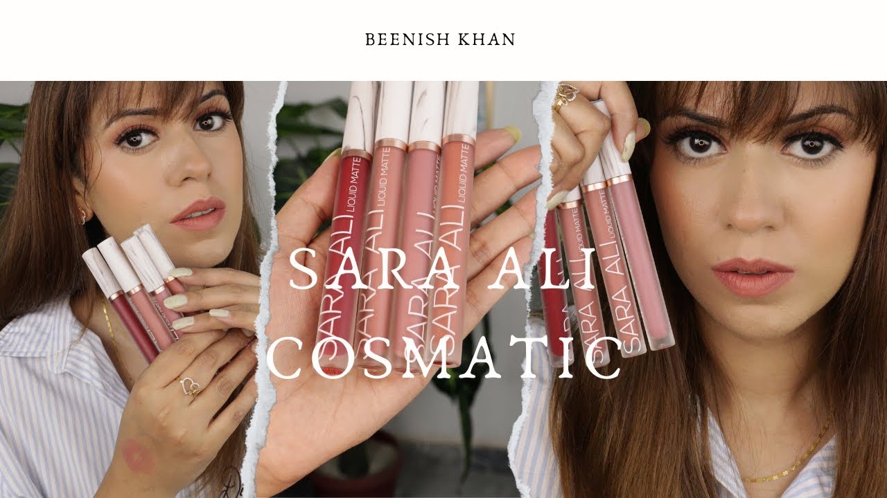 liquid lipstick review swatches | sara ali liquid lipstick Pakistani brand good or not?🤢