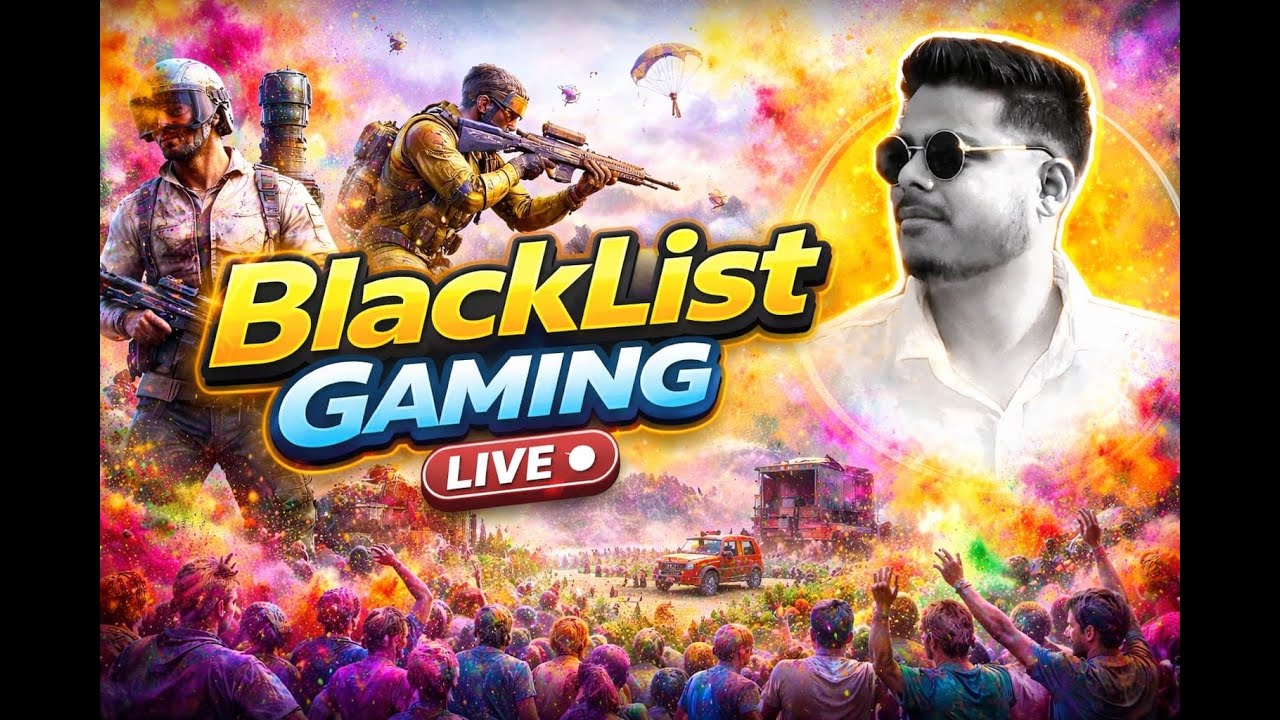 🚦Holi SPECIAL BGMI PUBG GAMEPLAY LIVE From Assam 🇮🇳 | BLACKLIST Gaming is live
