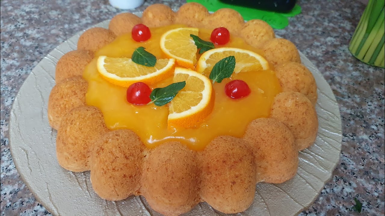 biscuit á l 🍊 🍊 l orange بيسكوي بكريمة البرتقال واااااو  جربوه و الله ما تندموا#حلويات اقتصادية