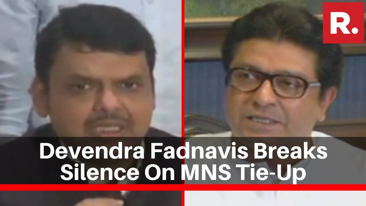 Former Maha CM Fadnavis Breaks Silence On MNS Tie-Up, Rubbishes Possibility Of Alliance