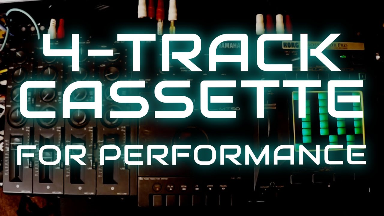 4 track cassette & Kaossilator Pro for performance - Runthrough