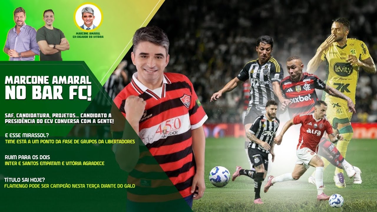 BAR FC LIVE #166 - MARCONE AMARAL NO BAR FC! CANDIDADTO A PRESID&Ecirc;NCIA DO ECV FALA SOBRE TUDO!