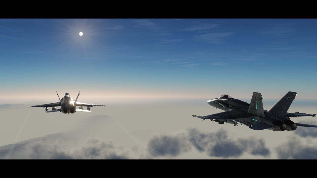 DCS World : F/A-18C : شرح استخدام القنابل الموجهة بالليزر