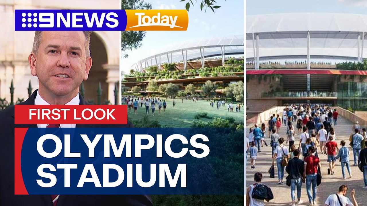 First look at the design for the 2032 Brisbane Olympics stadium | 9 News Australia