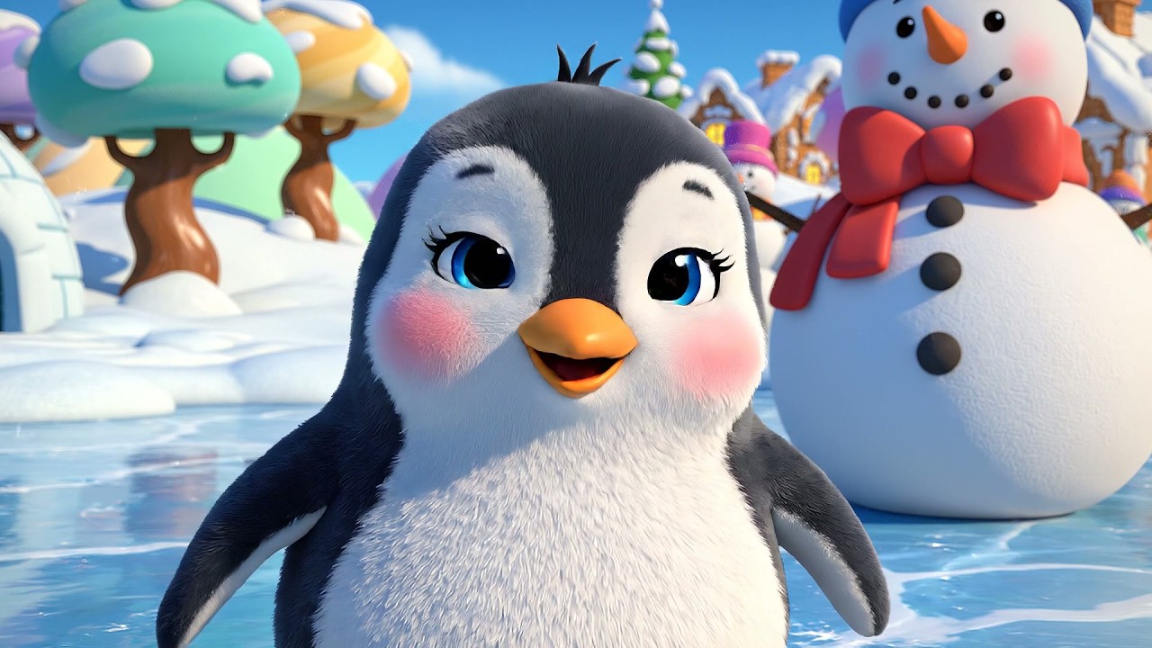 El Pingüino Feliz Dice Pasito Pasito Wii | Canciones del Ártico y Rimas para Niños