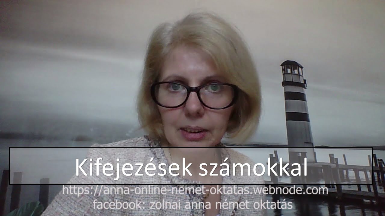 Kifejezések NÉMETÜL - számok segítségével!