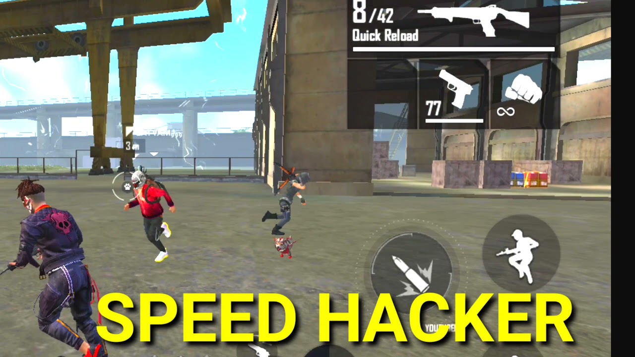 SPEED HACKER || FREE FIRE FAST RUN HACK | FREE FIRE HACKER IN MY GAME | ANIKET LIVE ||