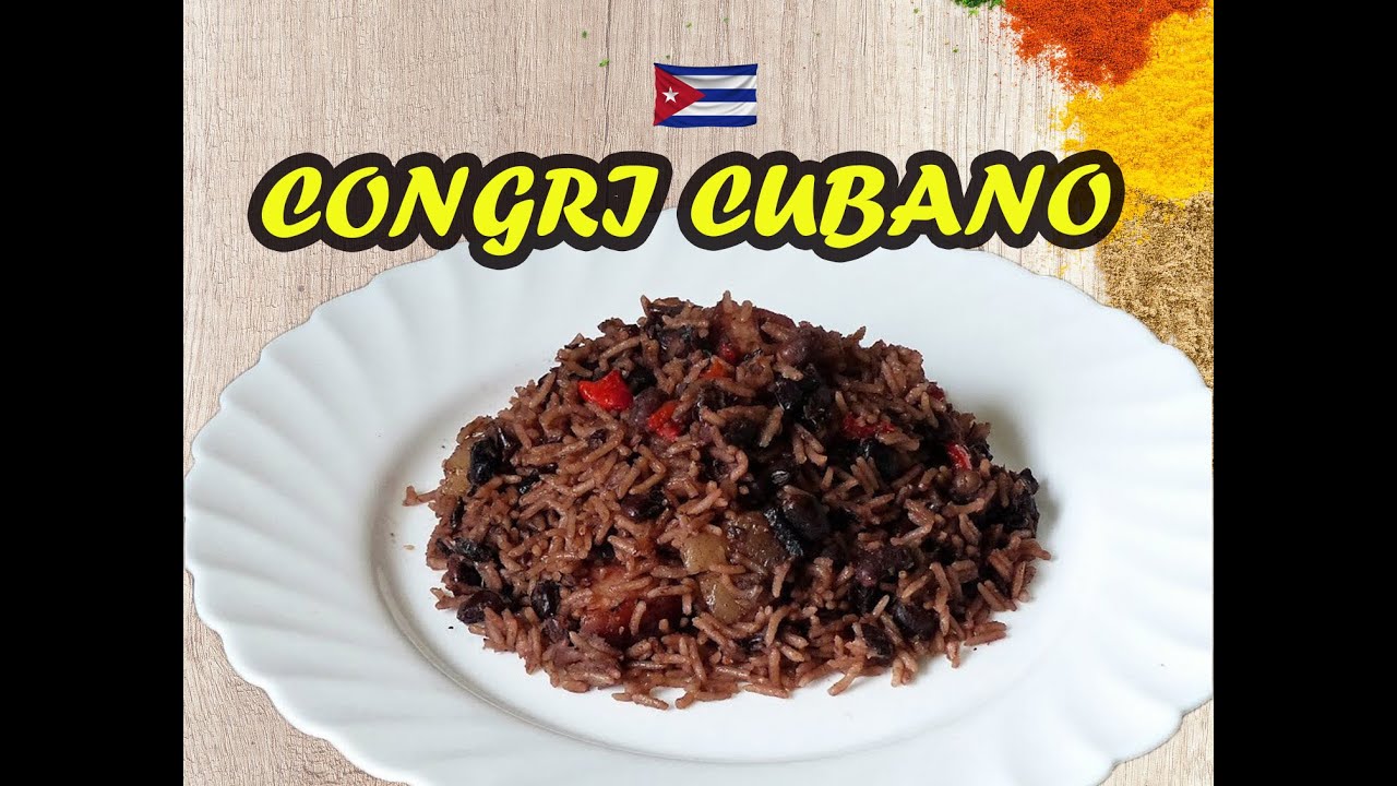 Arroz congrí/Moros y Cristianos Cubano Paso a Paso