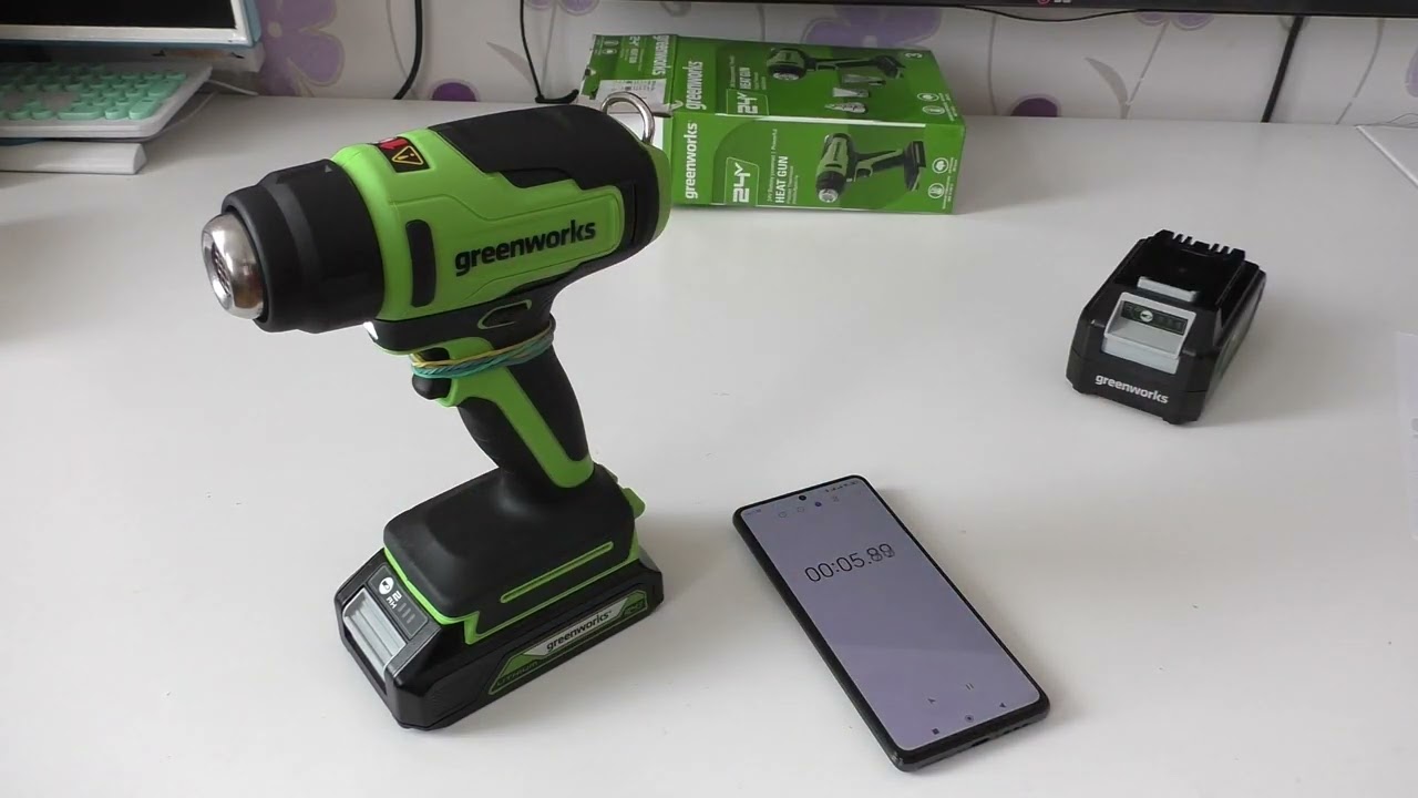 Воспользуйся аккумуляторным феном Greenworks G24HG и стань соседом Илона Маска по гольф-клубу