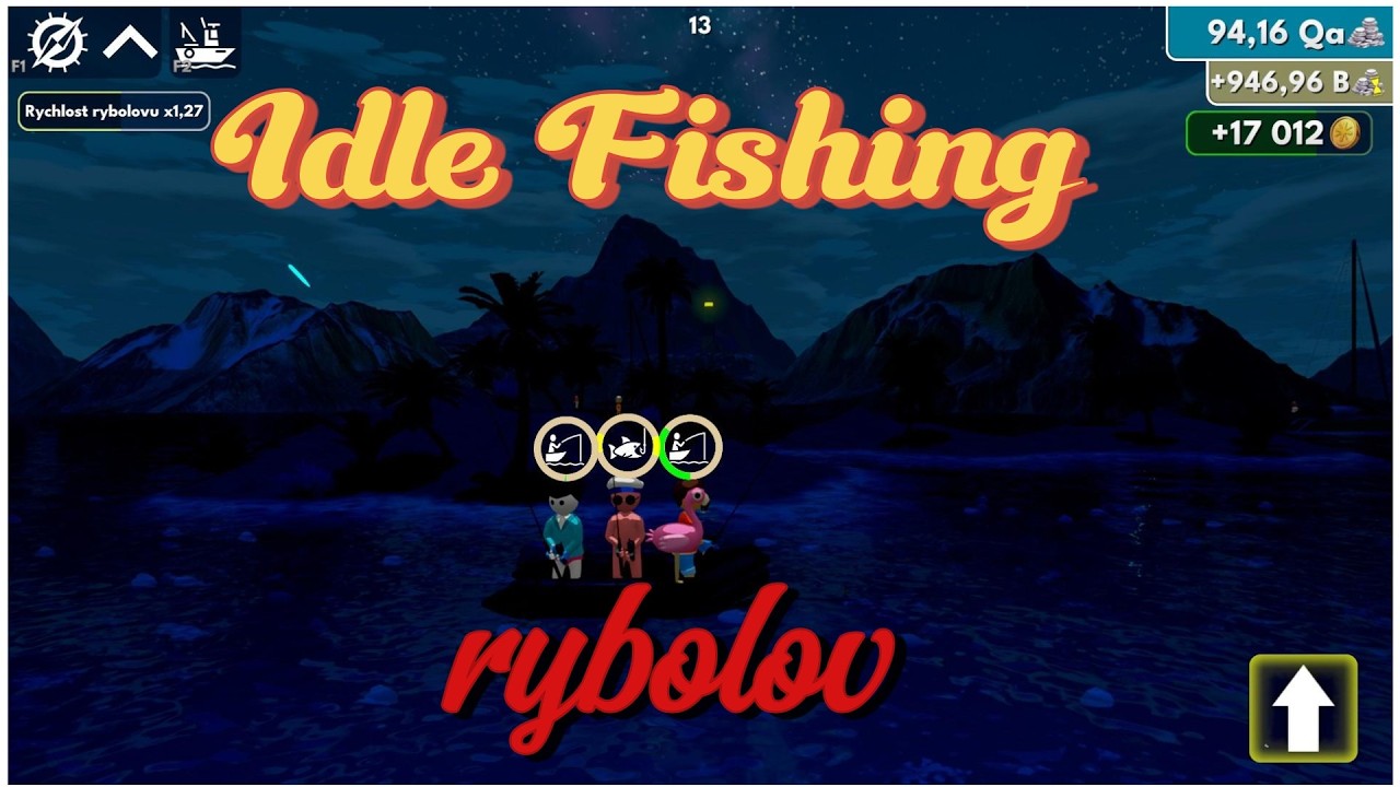 Idle Fishing  | Začal sem chytat ryby / Rybolov | let's play  # 3