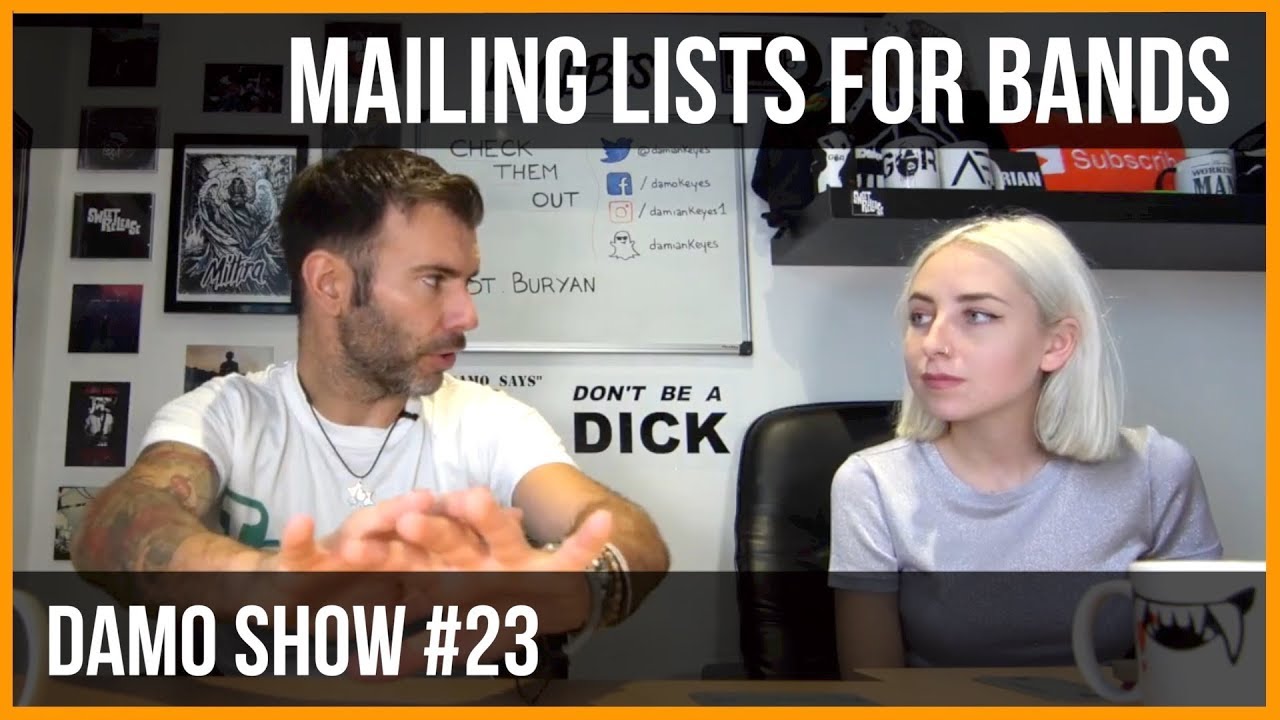 MAILING LISTS FOR BANDS