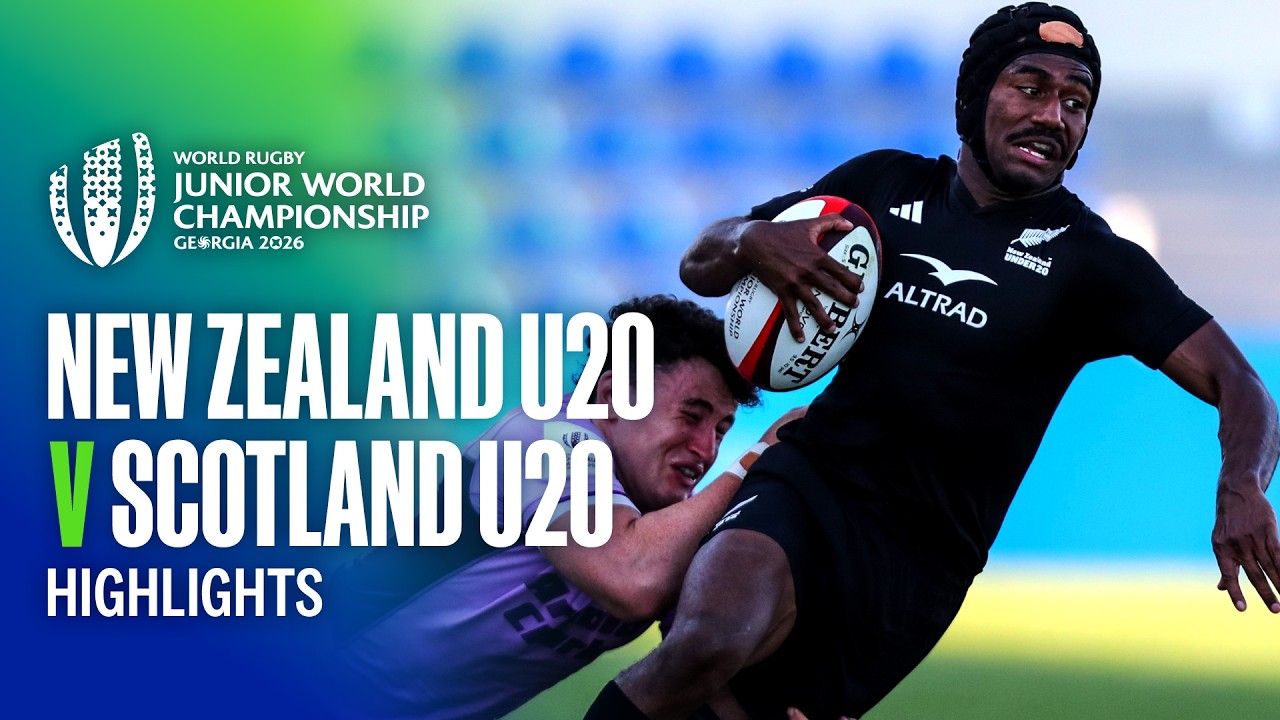 ЛУЧШИЕ МОМЕНТЫ | Новая Зеландия U20 &mdash; Шотландия U20 | Чемпионат мира среди юниоров, 2026
