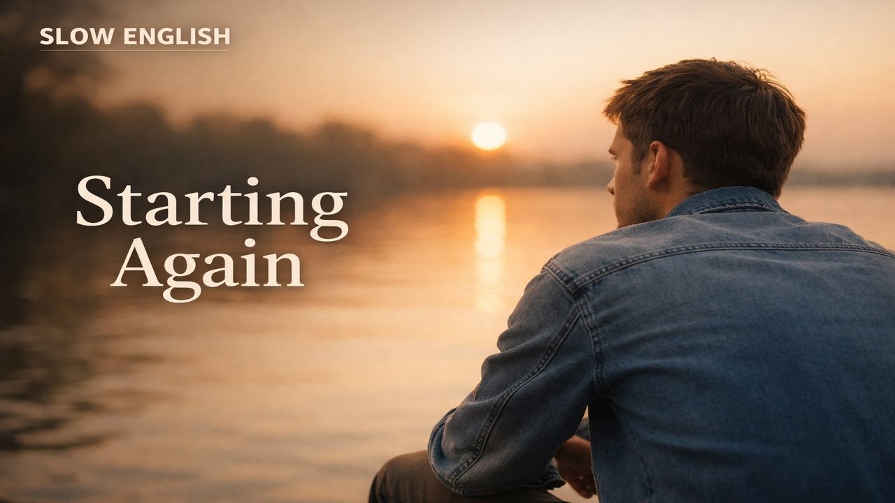 Starting Again Without Feeling Behind – Slow English