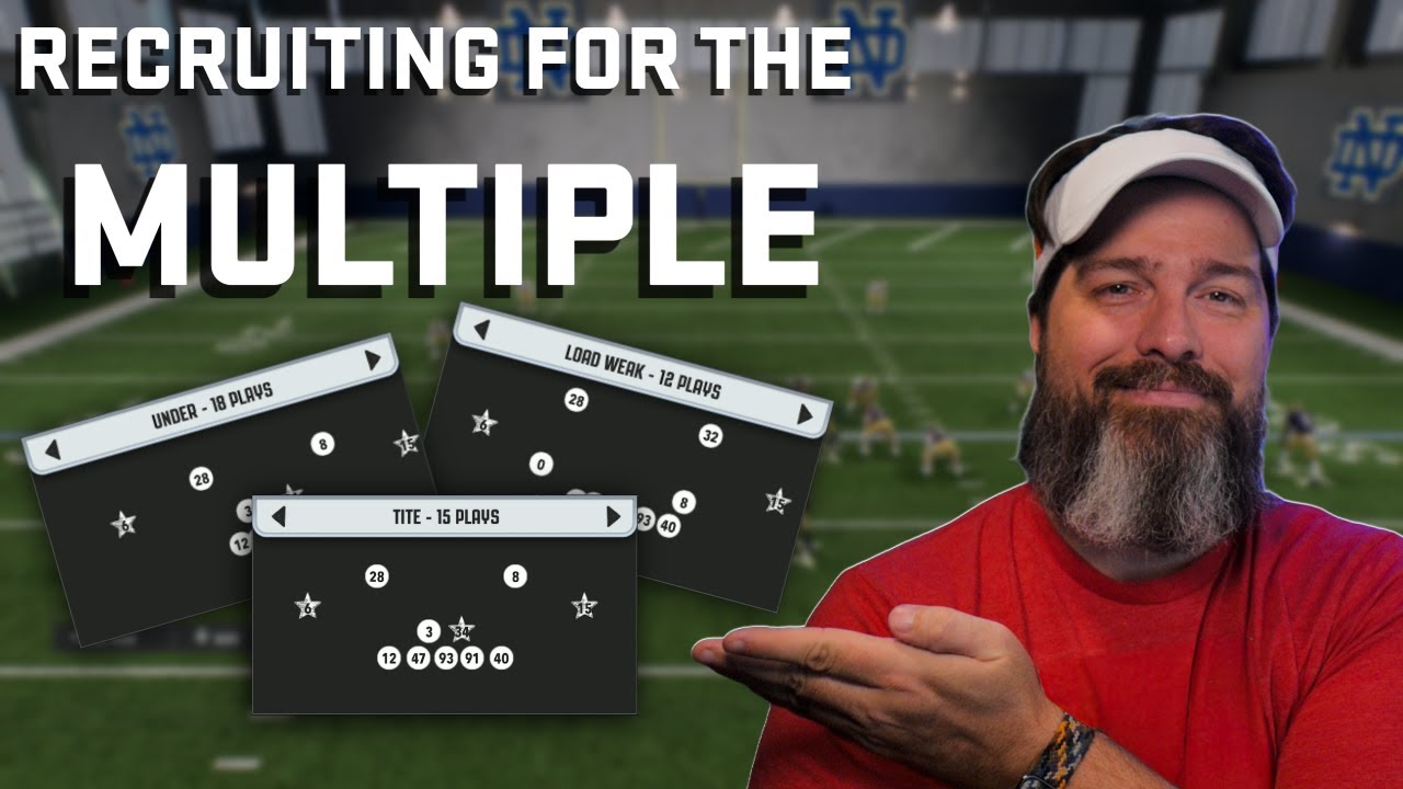 Recruiting For The Multiple Defense in College Football 26!