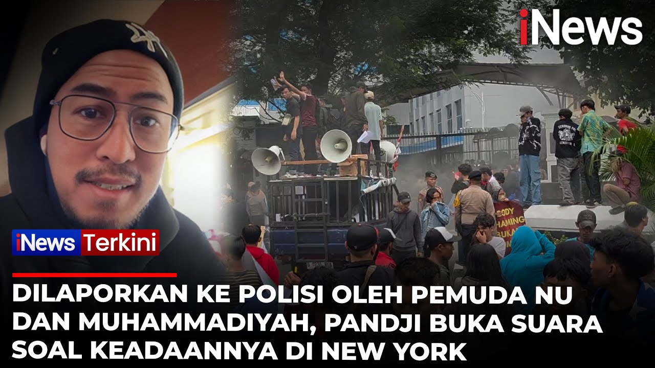 Usai Dilaporkan Pemuda NU dan Muhammadiyah, Pandji Ungkap Kondisinya dari New York | iNews Terkini
