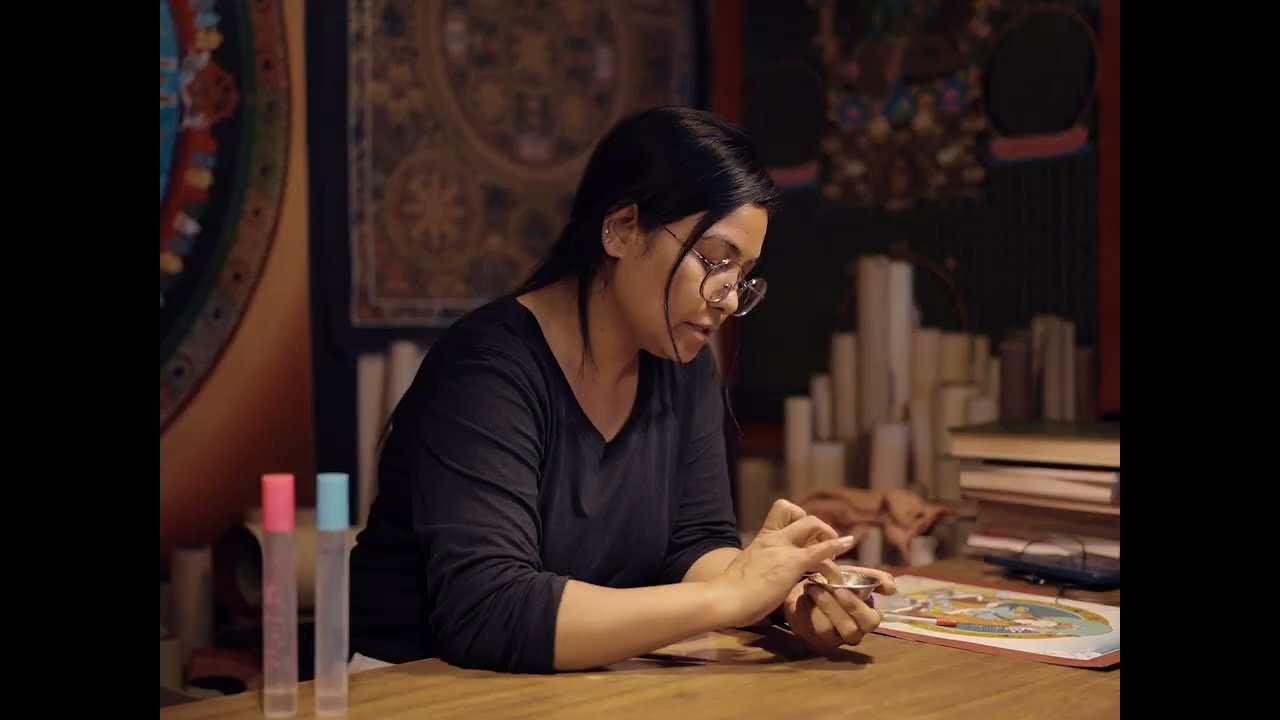 Thangka Making Process