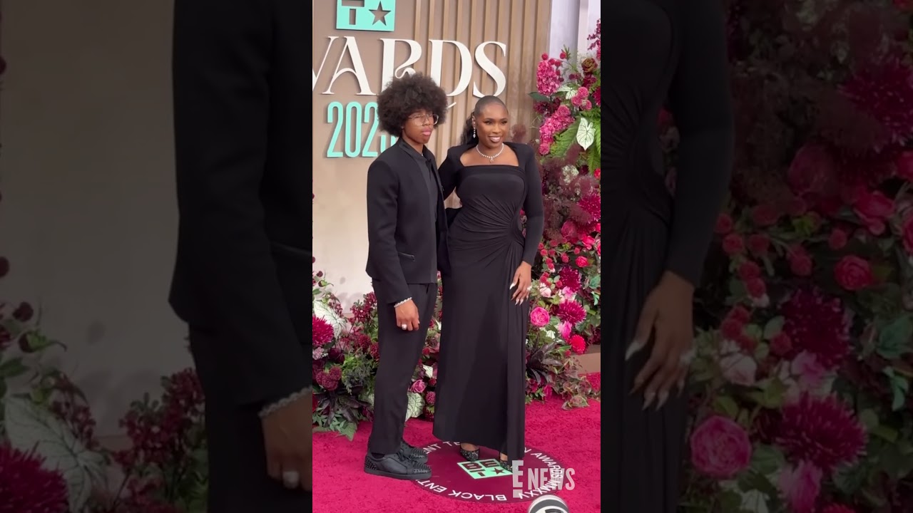 Jennifer Hudson and Her Son David at the BET Awards