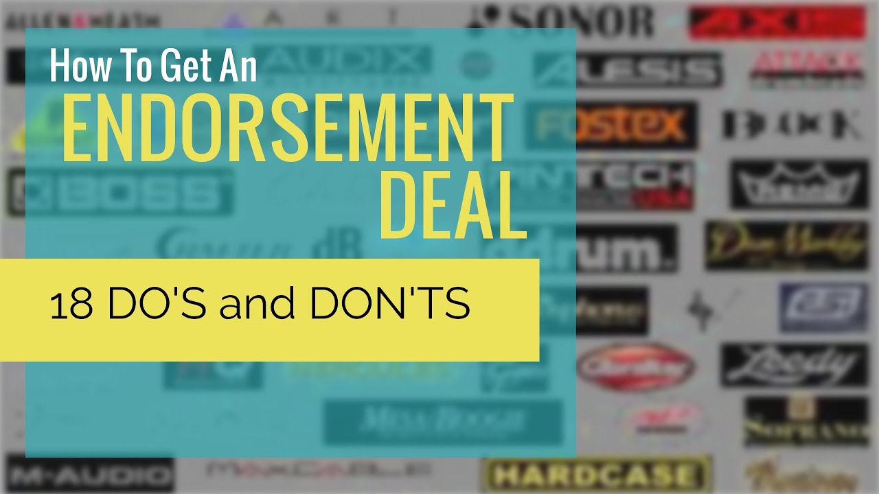 How To Get Brand Deals & Endorsements | 18 Do's and Don'ts