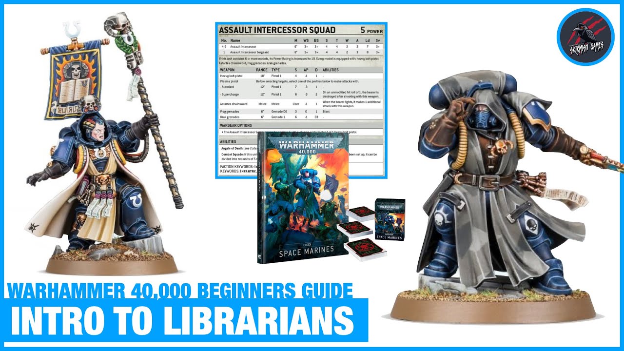 SPACE MARINE LIBRARIANS - Warhammer 40,000 Beginners Guide - How To Play 40k