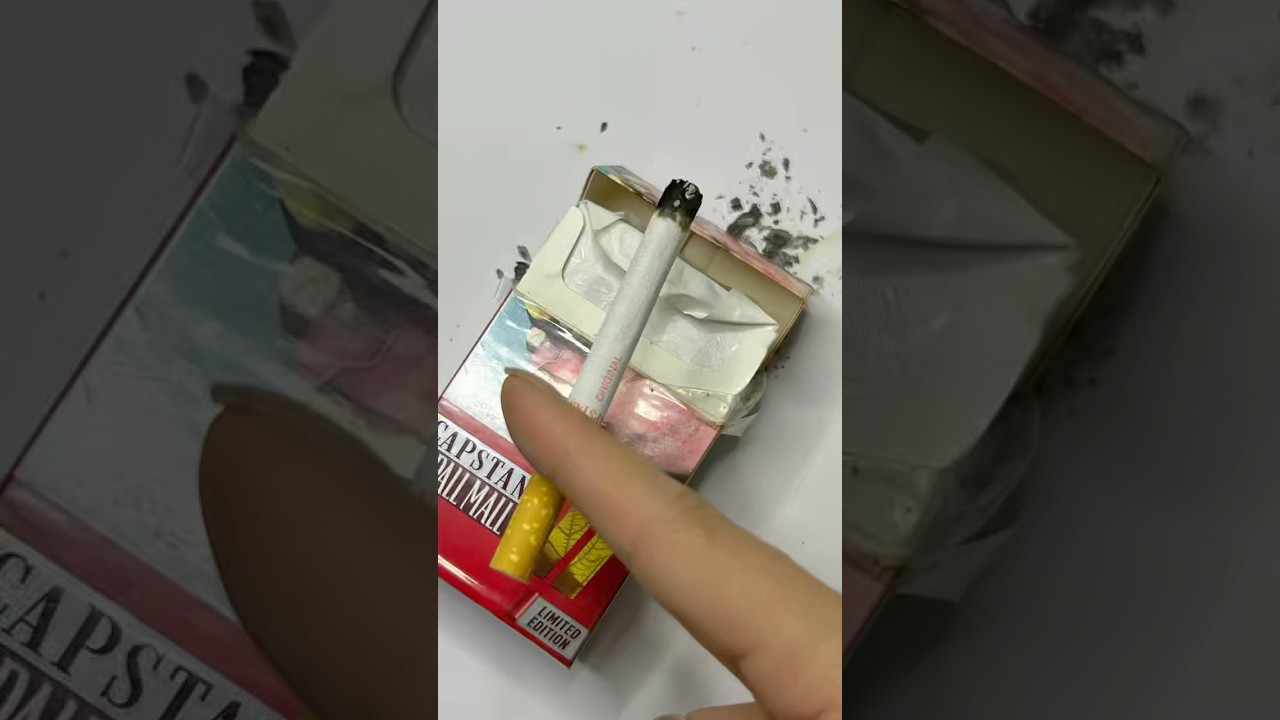 Cigarette paper VS Normal paper 😱
