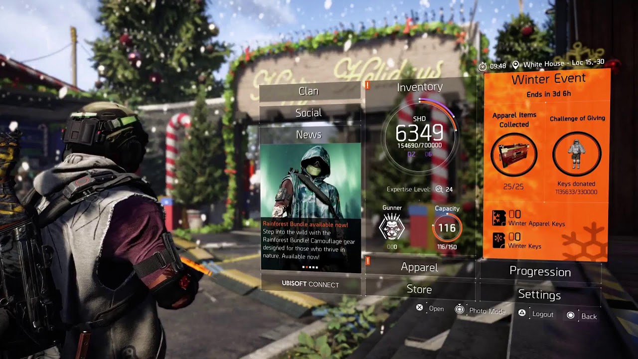 PlayStation 5 Division 2 Krampusnacht bounty teamwork makes the dream work and scout 6 mutiny