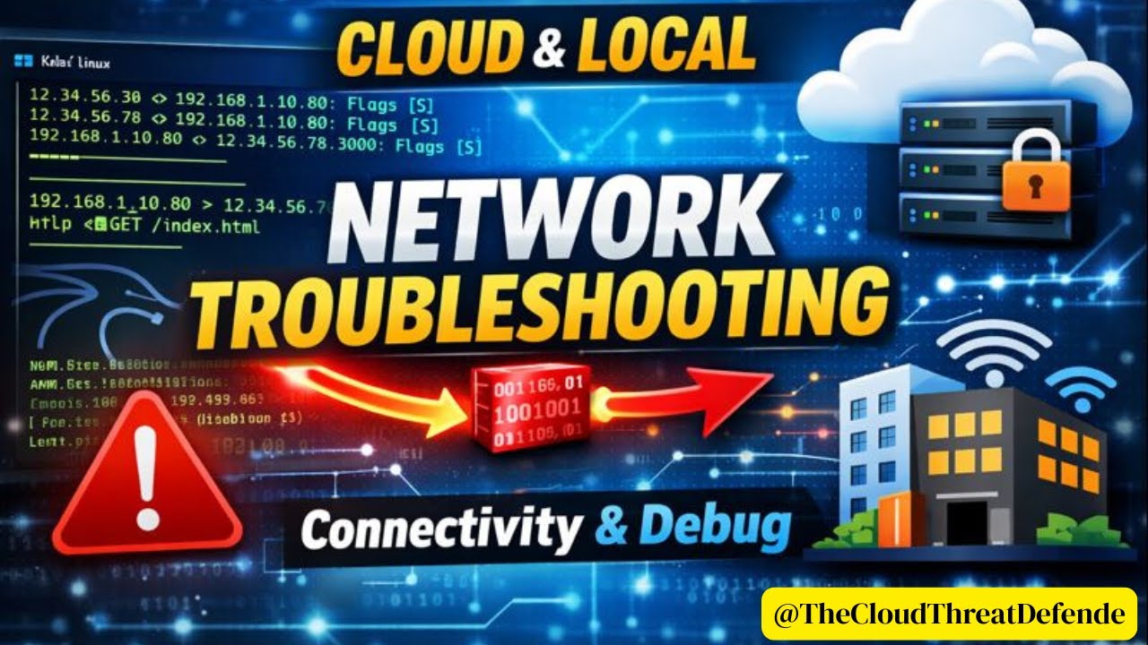 Cloud & Local Network Troubleshooting | Demo | TCPDump, Nmap Complete Guide | Hindi | ignore voice