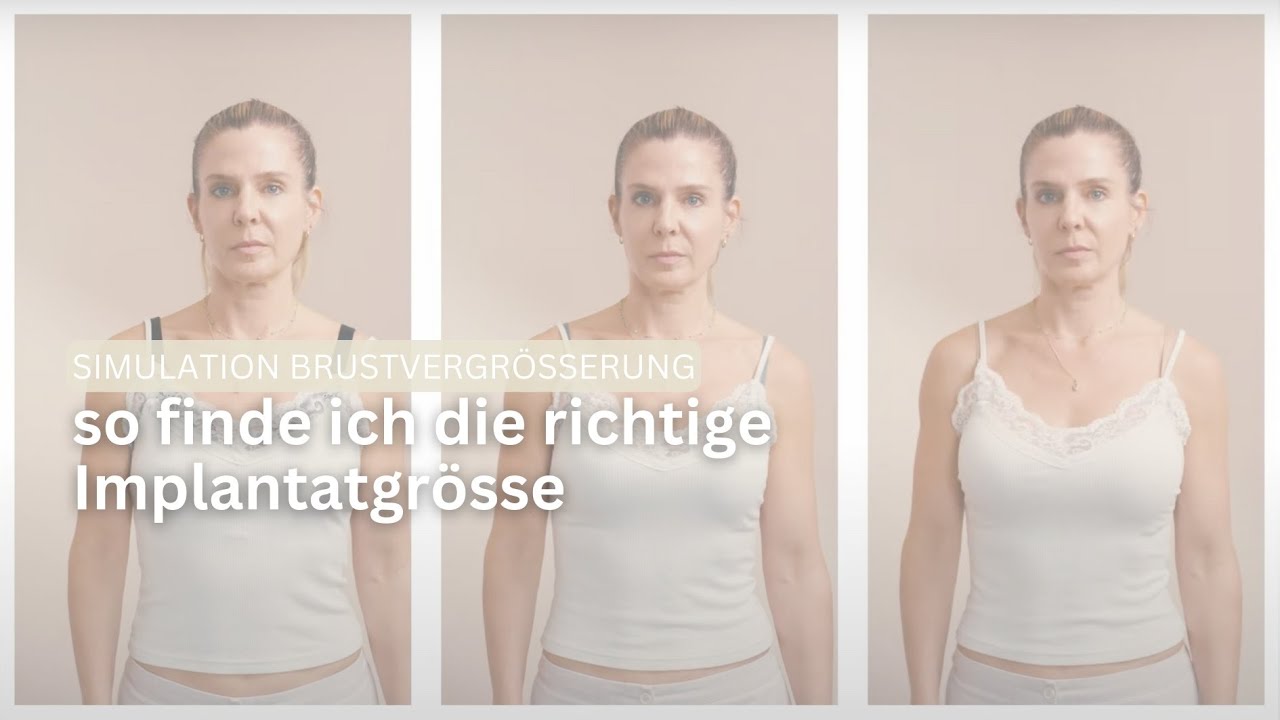 Simulation Brustvergrösserung - so finde ich die richtige Implantatgrösse