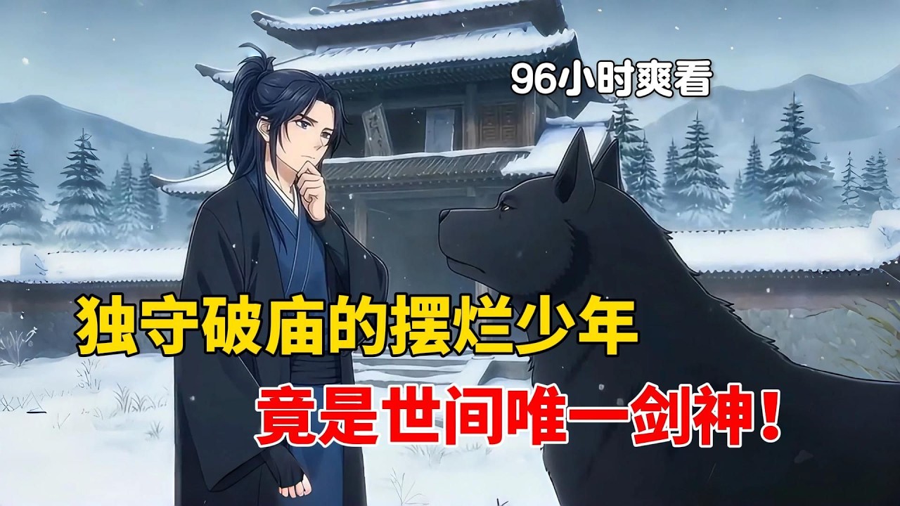 师傅走后留下少年与老狗独守破庙，那个守庙的摆烂少年竟是世间唯一剑神？