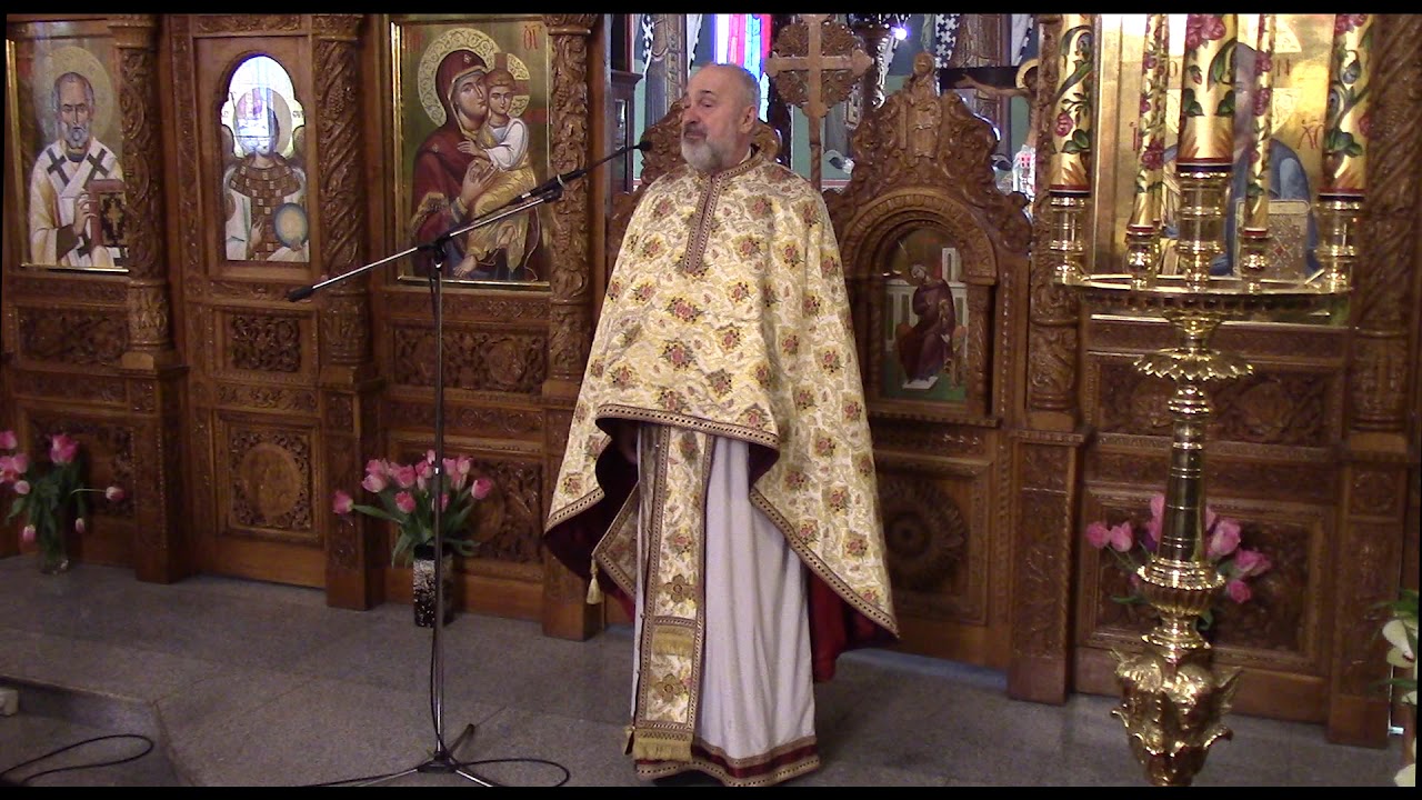 pr. Dinu Pompiliu - predică în Duminica Izgonirii lui Adam din Rai (10.03.2018)