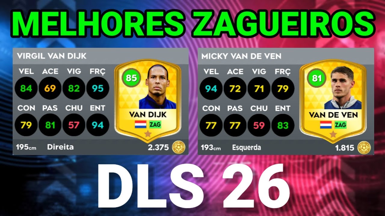 Rank dos Melhores Zagueiros do DLS 26