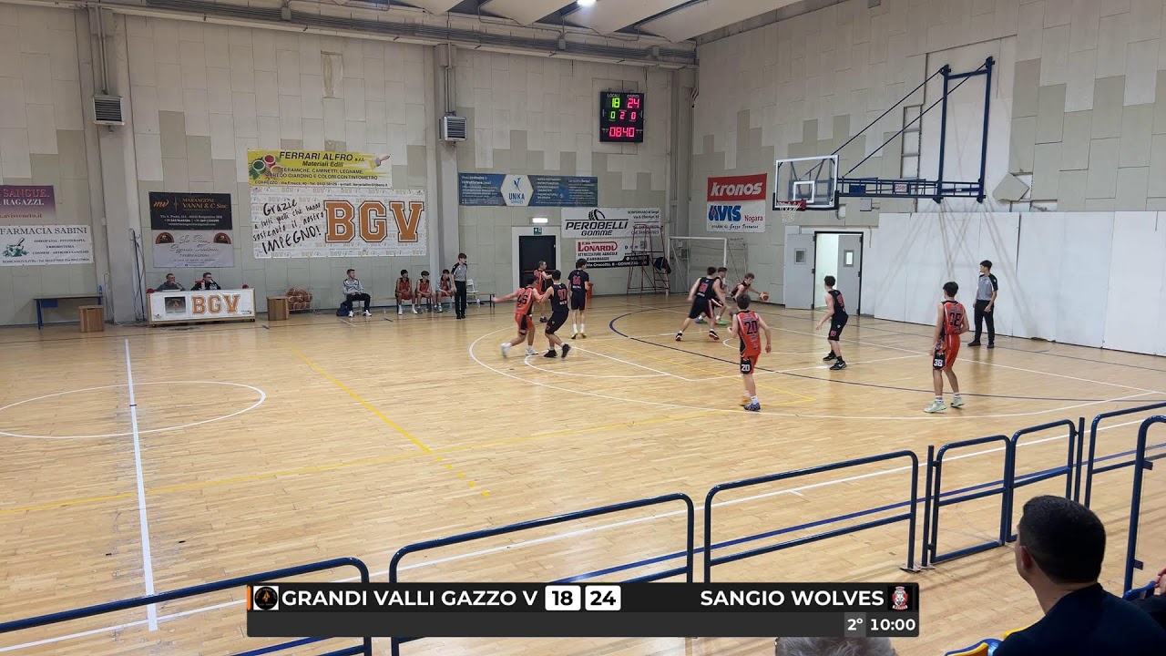 Under 17 silver - Grandi Valli vs Sangio Wolves - prima parte