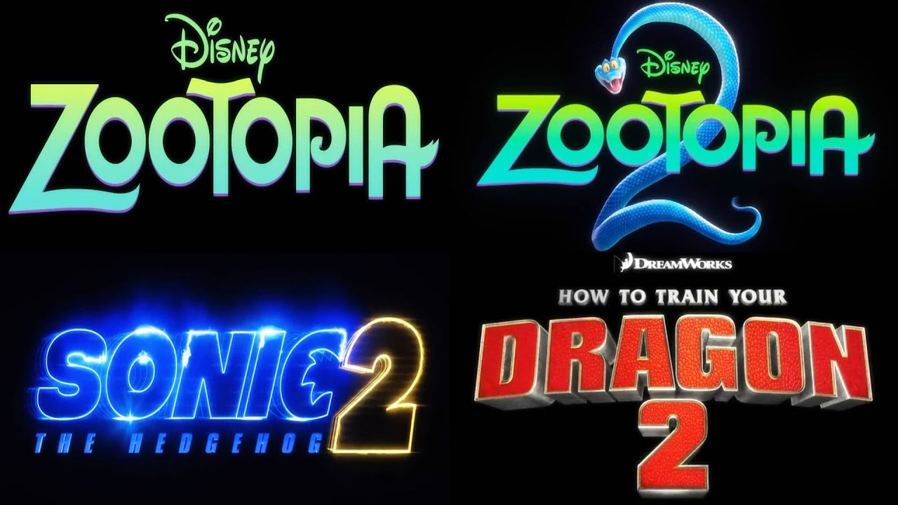 1 Second From All Animated Movie Sequels Trailer Logo (1994-2025)