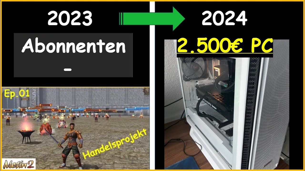 1 Jahr Youtube - von 0 Abonnenten zu einem 2.500€ PERFORMANCE PC!
