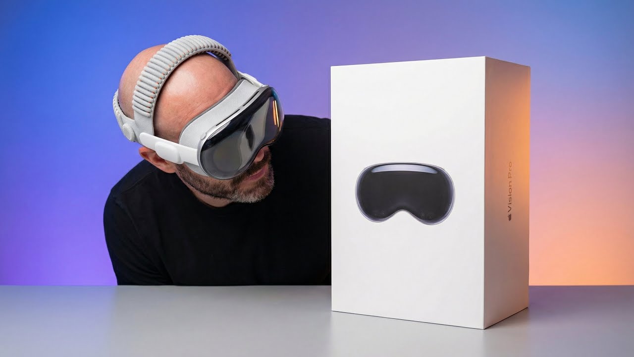 Распаковка Apple Vision Pro M5