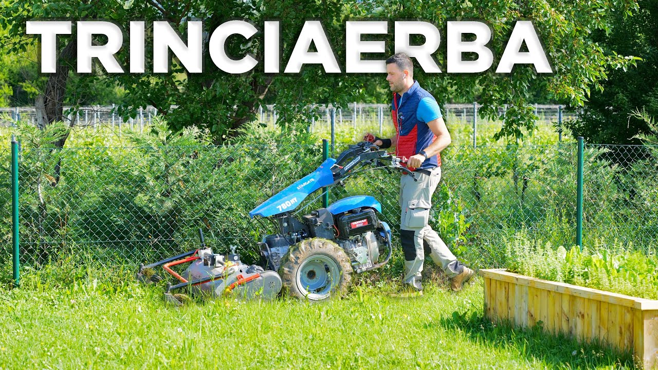Tagliare l'erba con il MOTOCOLTIVATORE: come usare la trincia