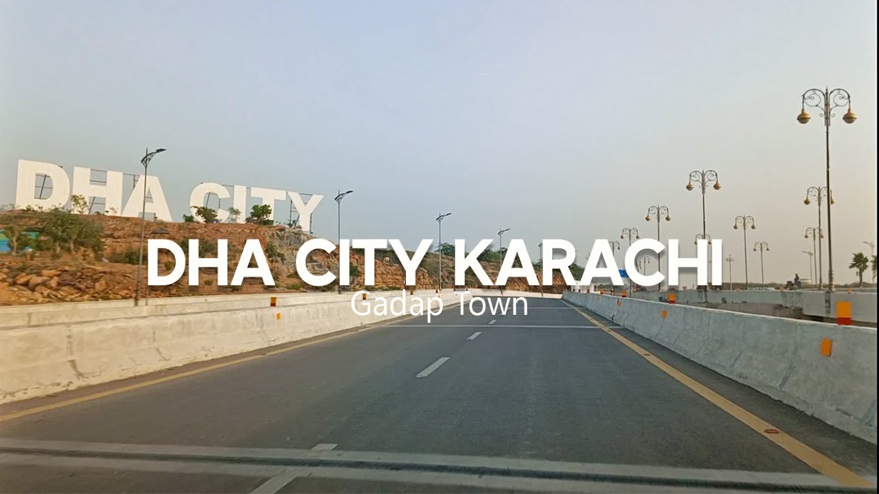 DHA City Karachi | Фаза 9 | Вид с улицы Карачи | 1 октября 2023 г.