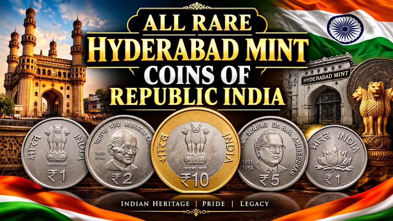 ALL RARE AND SCARE HYDERABAD MINT COINS ⭐ MOB - 7908903130